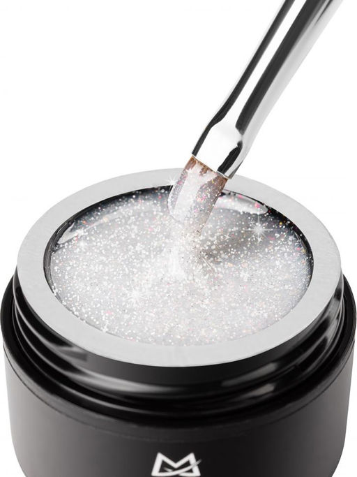 Manita Professional Гель моделирующий для ногтей с хлопьями юки / Builder Gel Flash №06, 15 мл  фото 5