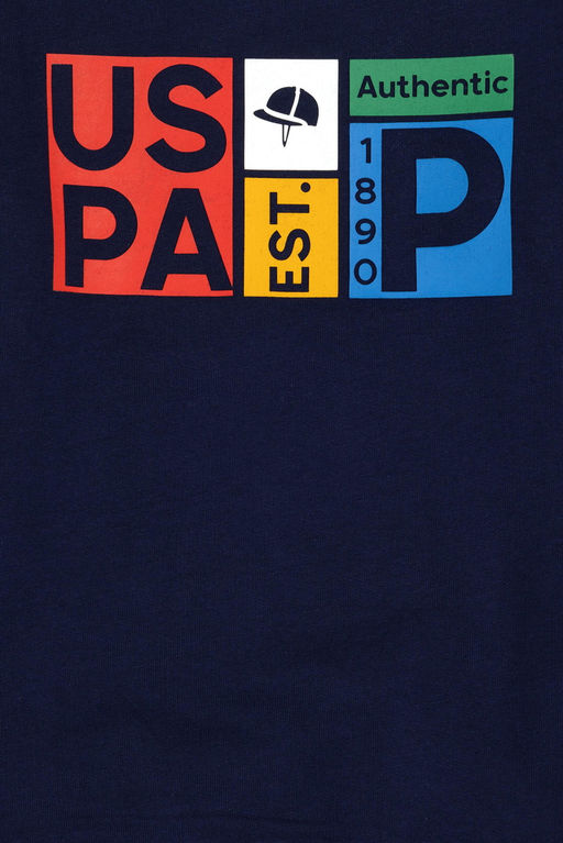 Темно-синий свитшот для мальчика Неожиданная скидка в корзине - U.s. polo assn фото 3