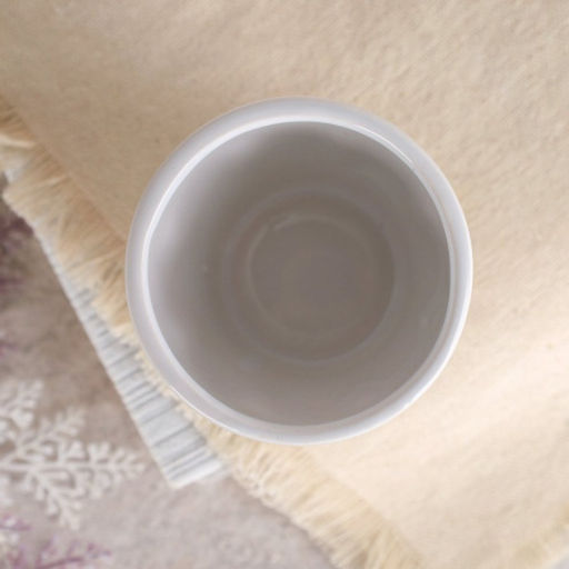 Кашпо 7х7 см / 2182W /уп 12/144/белое - Галеонтрейд фото 2