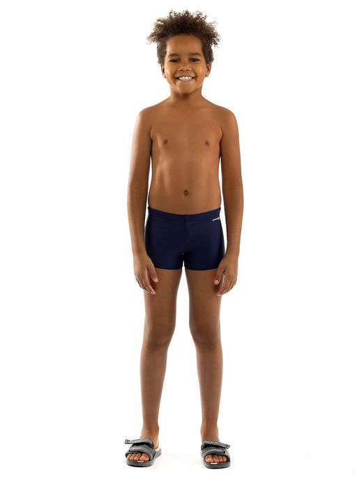 8510 Плавки-шорты детские однотонные с логотипом