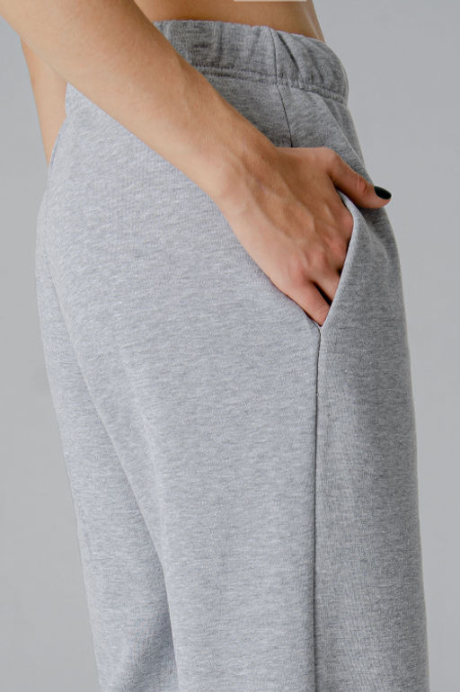 Арт. 7590 Брюки женские 44-52 (5шт) Цвет:серый меланж