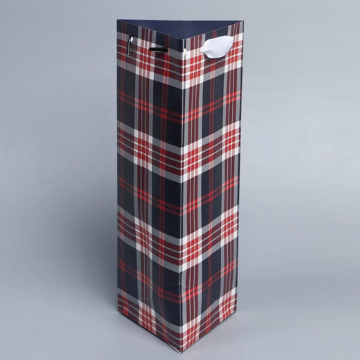 Пакет подарочный под бутылку, упаковка, Самому лучшему мужчине, 13?32?11 см