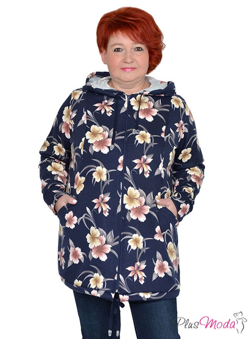 Толстовка Модель №1533 размеры 44-84 - Plusmoda фото 2