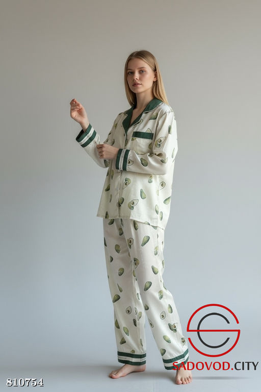 Пижама женского кроя с длинным рукавом - Bruno фото 2