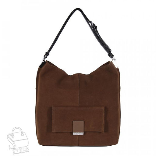 Сумка женская кожаная 99505AA brown Velina Fabbiano-Safenta в Новосибирске