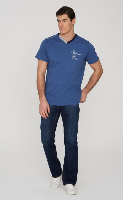 Футболка F911-06bb-019 jeans blue - Fine joyce фото 3