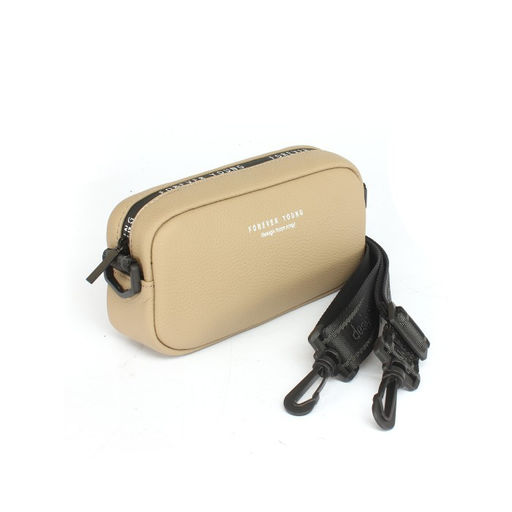 Сумка женская натуральная кожа GU 2066-8200. 1отд,  плечевой ремень,  бежевый 255266 - Adelia фото 3