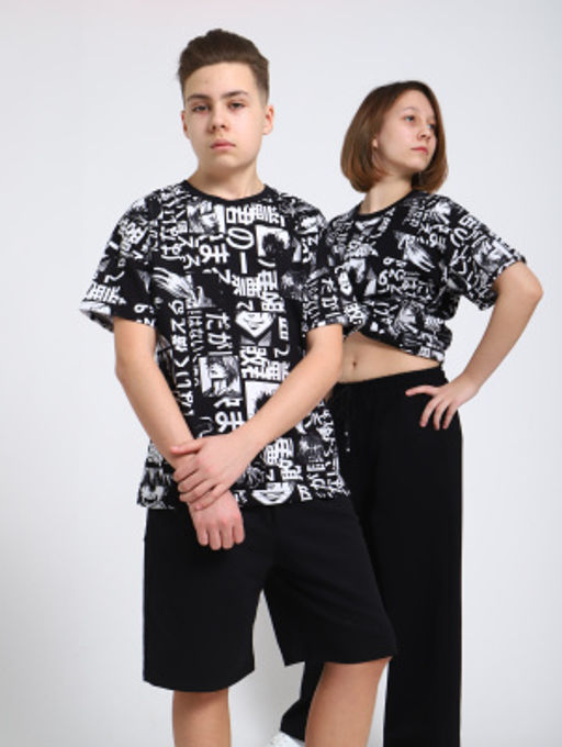 Футболка "Хьюго" черный