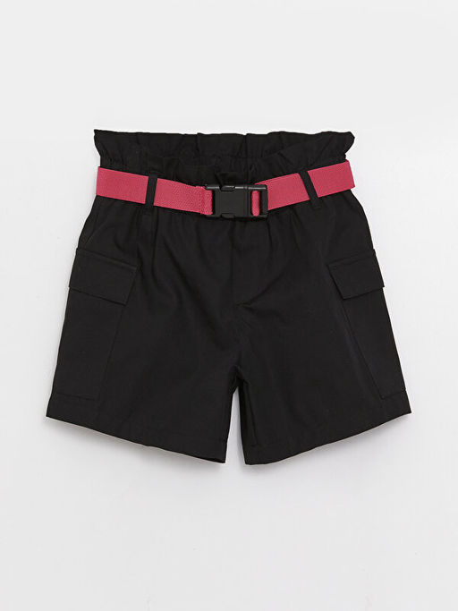 Beli Lastikli Basic K?z ?ocuk ?ort