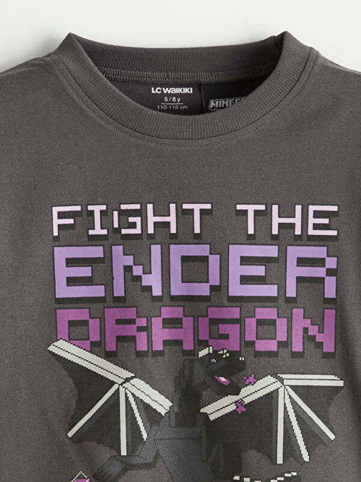 Erkek ?ocuk Minecraft Bask?l? Ti??rt 2li