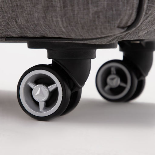 Сумка дорожная 2 в 1 на колёсах 20, отдел на молнии, 4 наружных кармана, цвет серый - Simaland фото 5