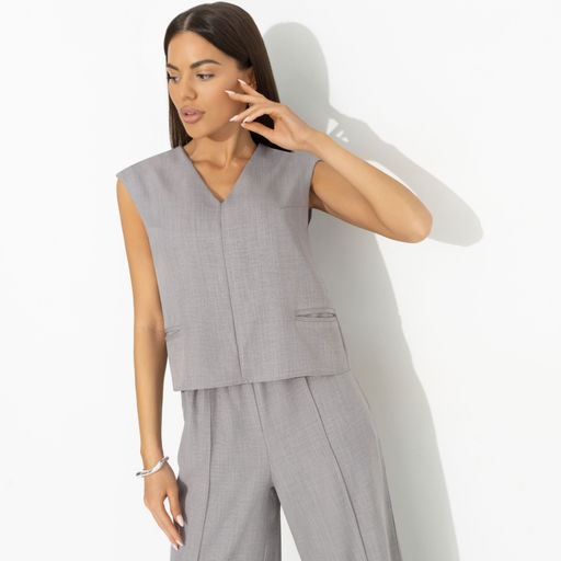 Жилет свободной посадки Строго по моде - Charutti фото 4