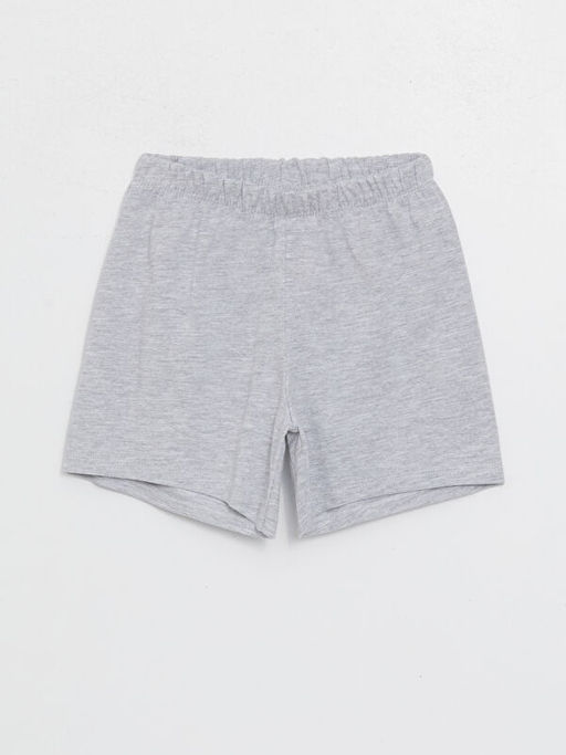 Beli Lastikli K?z ?ocuk Pijama ?ort