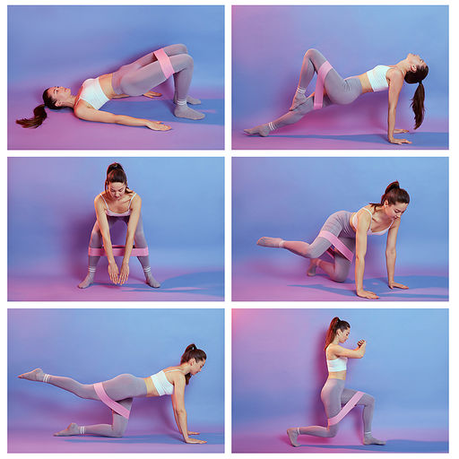 Набор фитнес резинок (5 шт) - Кнр фото 4