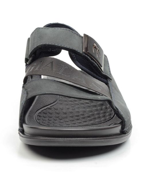 04-C6019A-2 DK. BLUE Сандалии мужские (натуральная кожа) - Фабричный китай фото 3