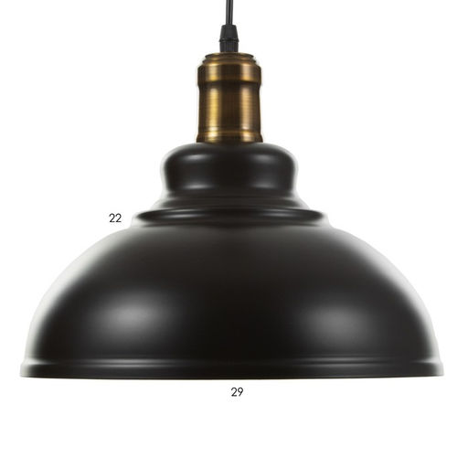 Светильник BayerLux Подвес «Спул» 1×40 Вт E27 черный 29×29×125 см