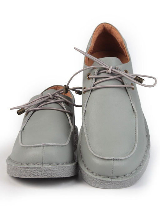 01-D7583-2 GRAY Ботинки демисезонные женские (натуральная кожа) - Фабричный китай фото 10