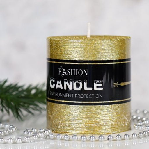 Свеча столбик 7х7,5 см / ZD-091 /уп 72/ - Галеонтрейд фото 4