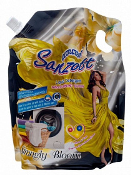 Sanzoft Liquid Detergent Strongly Bloom, 2L - Гель для стирки Весеннее цветение
