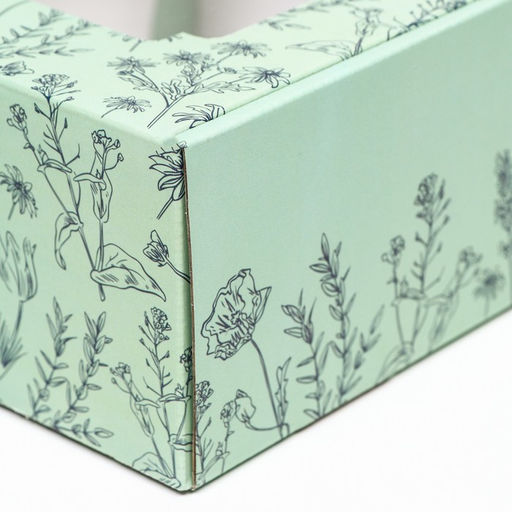 Цена за 5 шт. Коробка самосборная, с окном, Для тебя 19 х 19 х 9 см - UPAK LAND фото 4