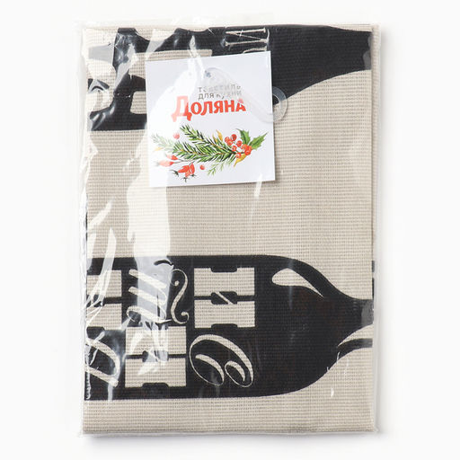 Цена за 2 шт. Полотенце кухонное Доляна Wine 35х60 см, 100% хлопок, 160г/м2  фото 5