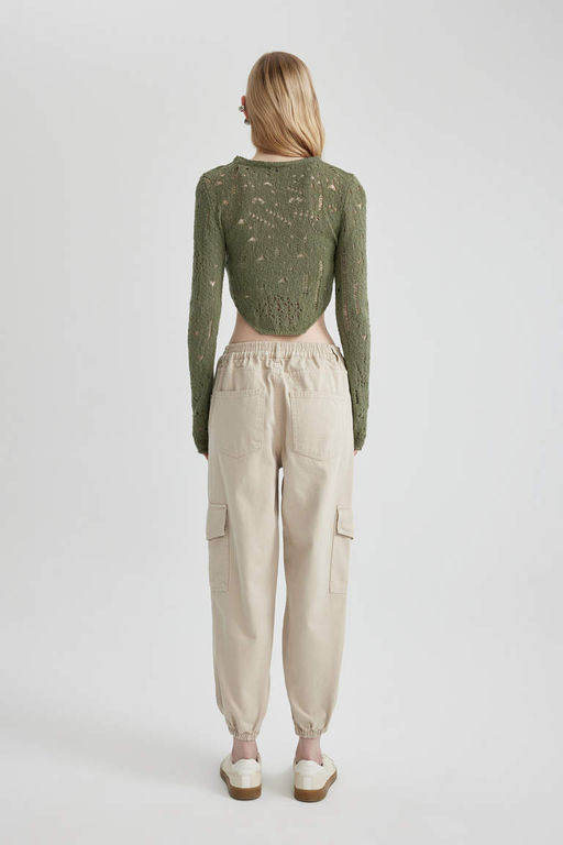 Брюки Cool Cargo Jogger из габардина - Defacto фото 6