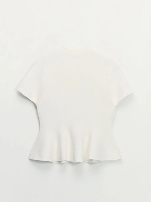 Приталенный джемпер с баской / Zarina