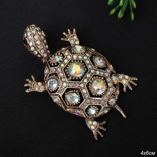 Брошь Черепашка / 3666-1 /уп 24/