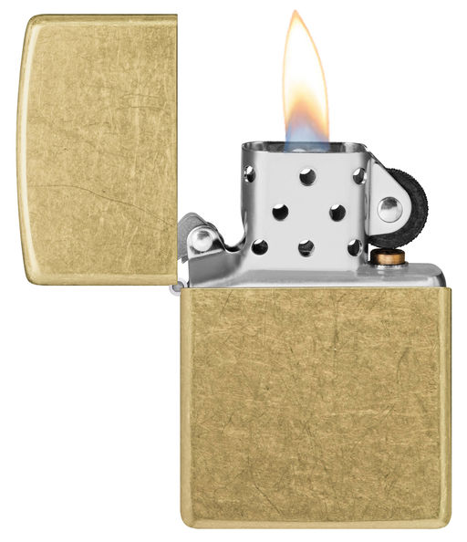Зажигалка ZIPPO с покрытием поцарапанная латунь | Street Brass, 48267  фото 3