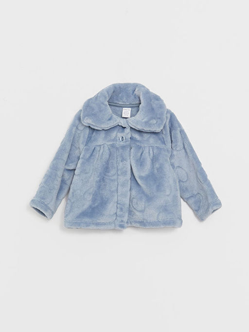 Uzun Kollu K?z Bebek Pel?? Mont