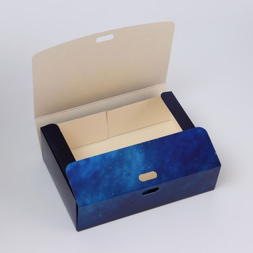 Цена за 3 шт. Коробка подарочная новогодняя складная, упаковка, «Космическое воспоминания», 16×12×5 см