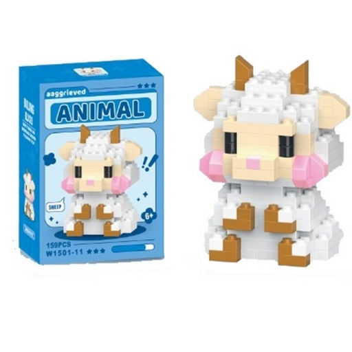 Конструктор "Овечка" 159 дет. (ZY1856469) в коробке 7,8*4,1*11,3см