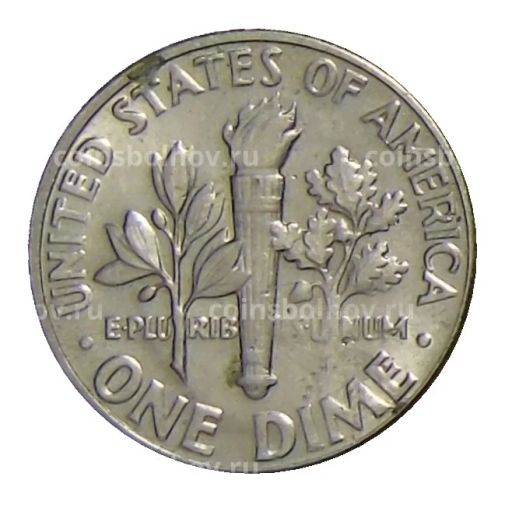 Монета 1 дайм (10 центов) 1977 года D США