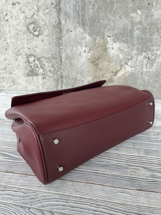 Женская кожаная сумка-портфель 8399-3 Бордо - Sergio valentini фото 6