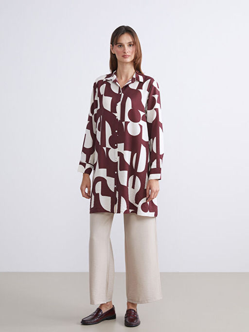 Desenli Kad?n G?mlek Tunik