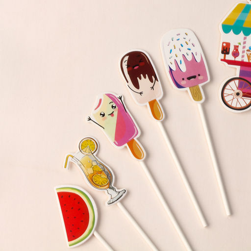 Набор для украшения Сладкая вечеринка, набор 10 шт. - Страна карнавалия фото 3