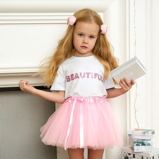 Набор для фотосессии KAFTAN Пушистая снежинка; юбка трёхслойная и заколки для волос