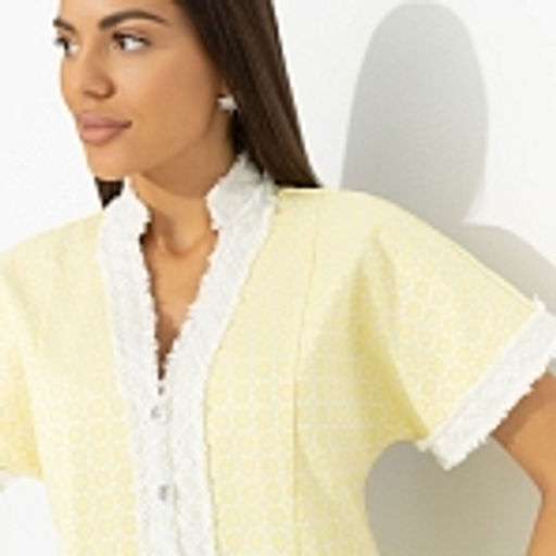 Костюм с юбкой в стиле Шанель, С безупречным вкусом (2 в 1, желтый) - Charutti фото 9