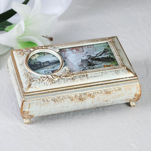 Шкатулка музыкальная / 63310E /уп 36/пластик - Галеонтрейд фото 6