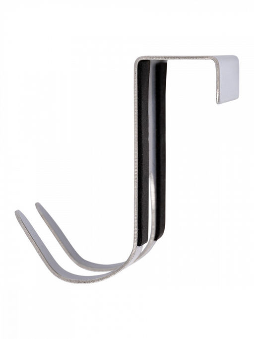 Набор крючков на кухонную дверцу, 2 шт серый нержавеющая сталь - Lucky фото 3