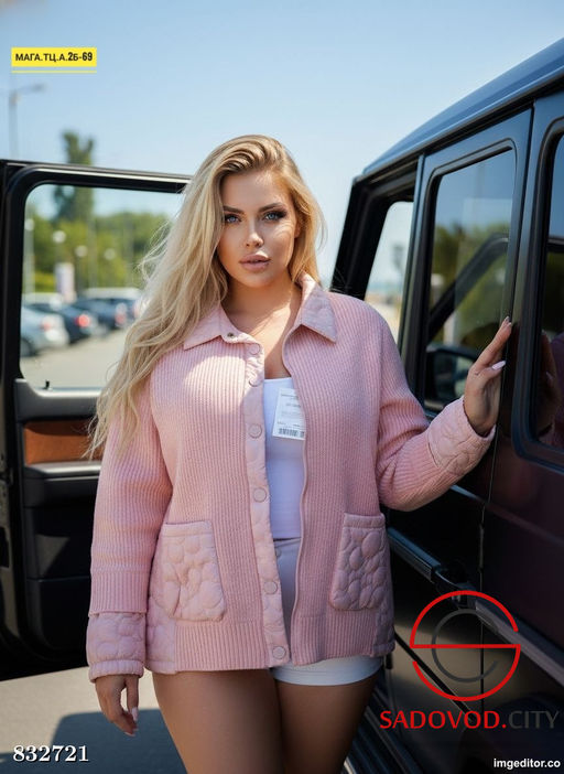 Кардиган женский с карманами