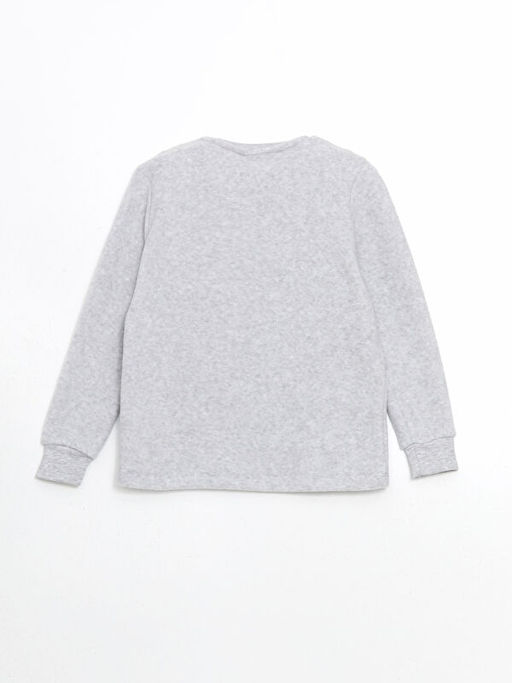 Bisiklet Yaka Polar Erkek ?ocuk Pijama Tak?m?