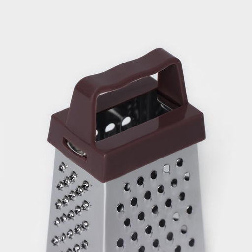 Цена за 10 шт. Тёрка четырёхгранная Доляна «Мини», 3.5×6.5×3 см, для корицы и шоколада, МИКС