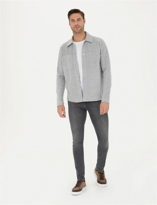 Gri Melanj Regular Fit _rme G_mlek - Pierre cardin фото 4