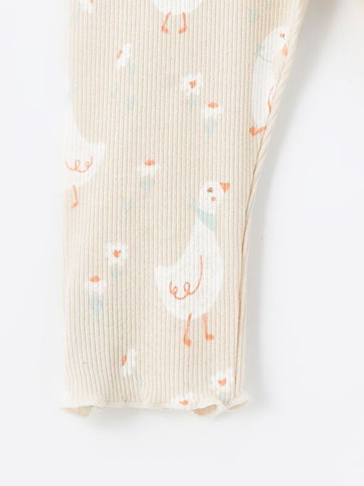 Beli Lastikli Bask?l? K?z Bebek Tayt - Waikiki фото 3