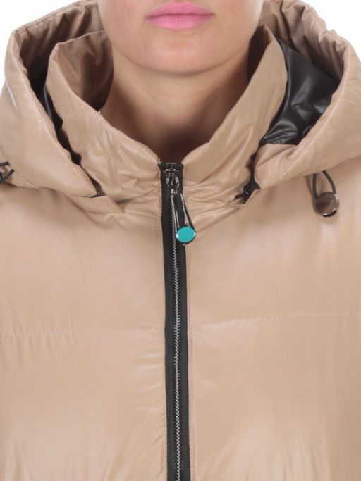 8268 BEIGE Куртка демисезонная женская BAOFANI (100 гр. синтепон) - Фабричный китай фото 10
