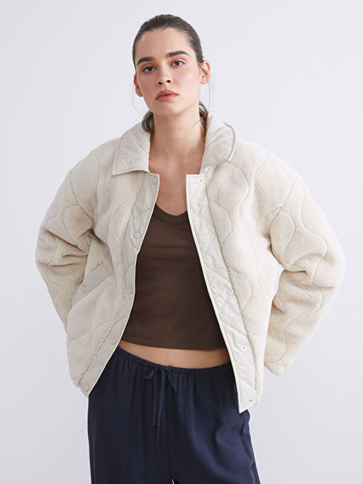 G?mlek Yaka Kad?n Pel?? Mont