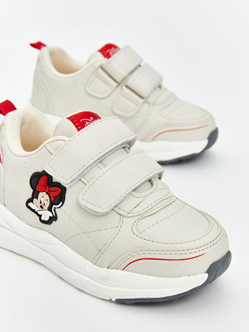 Minnie Mouse Bask?l? C?rt C?rtl? K?z Bebek Spor Ayakkab?