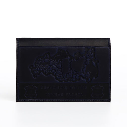 Обложка для паспорта, цвет синий - Simaland фото 2