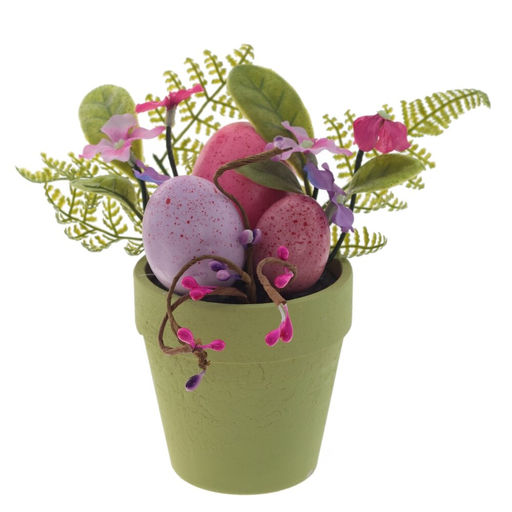 Цветочная композиция Пасхальная, L10 W10 H13 см, 2в. - Remeco фото 3